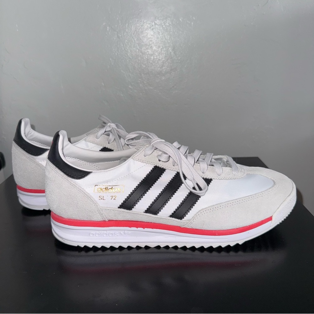 Adidas SL 72 Sneakers - White, Black, Red
